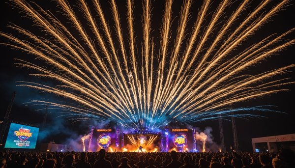 Super cho : spectacles pyrotechniques et lumières magiques incontournables